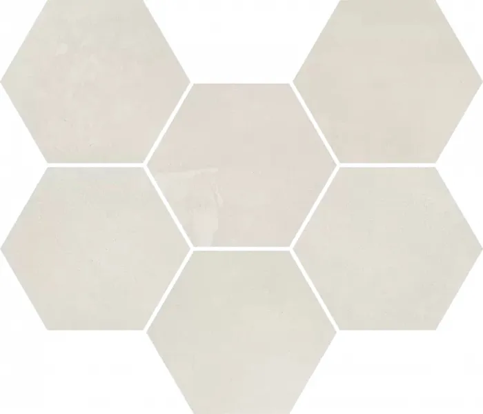 Italon Continuum Mosaico Hexagon Polar 25x29 / Италон Континуум Мосаико Хексагон Полар 25x29 